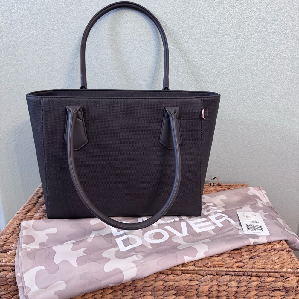 Dagne Dover Signature Tote Graphite Classic